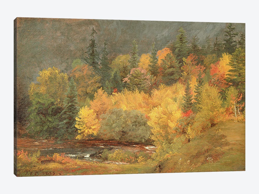 Autumn by the Brook, 1855  1-piece Canvas Artwork