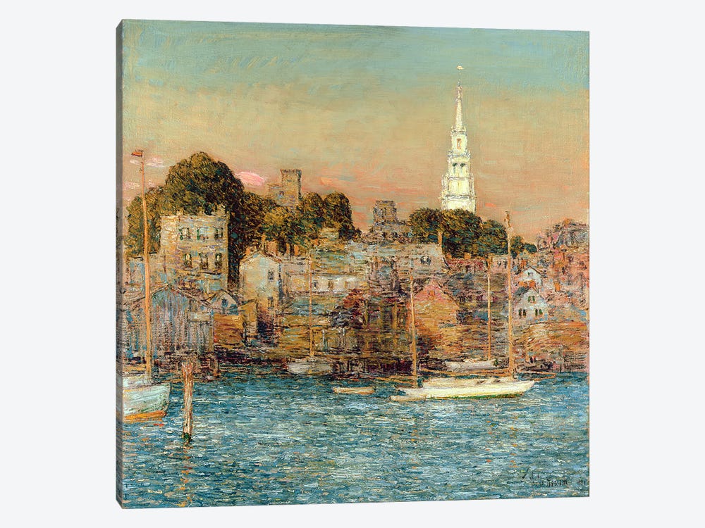 October Sundown, Newport, 1901  by Childe Hassam 1-piece Canvas Print