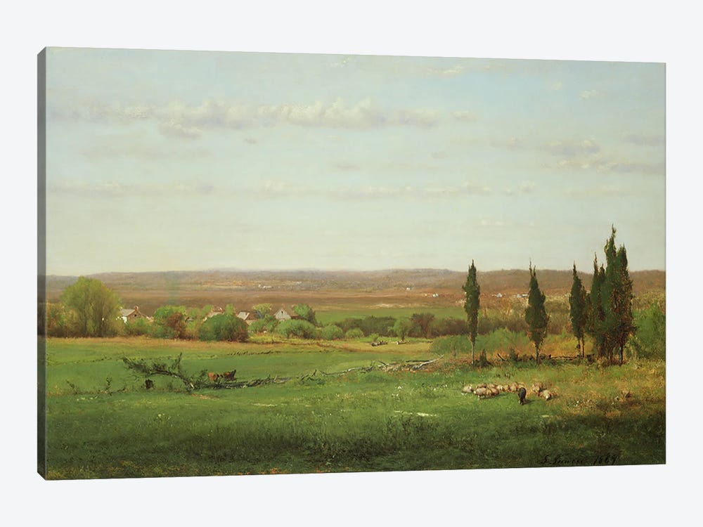 Near Eagleswood, 1869  by George Inness Sr. 1-piece Art Print