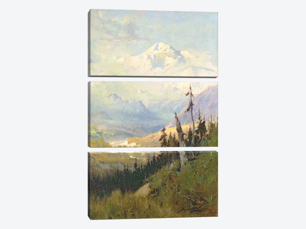 An Autumn Day, Mt. McKinley  by Sidney Laurence 3-piece Canvas Artwork
