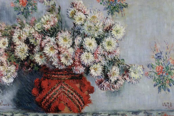 Claude Monet: Chrysanthemums Ver. II by Claude Monet