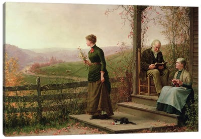 Love's Young Dream, 1887  Canvas Art Print