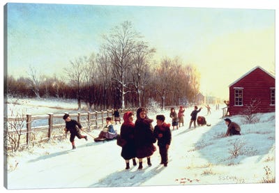 School's Out, 1882 Canvas Art Print