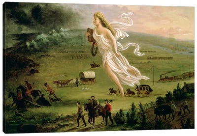American Progress, 1872  Canvas Art Print