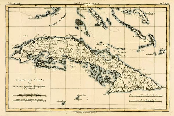 Cuba: Cuba by Charles Marie Rigobert Bonne