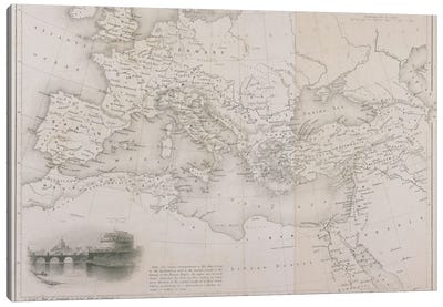 The Roman Empire, c.1850  Canvas Art Print