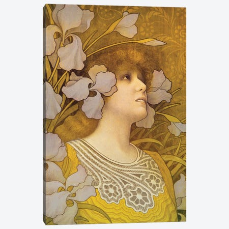Sarah Bernhardt  Canvas Print #BMN4895} by Paul Berthon Canvas Art
