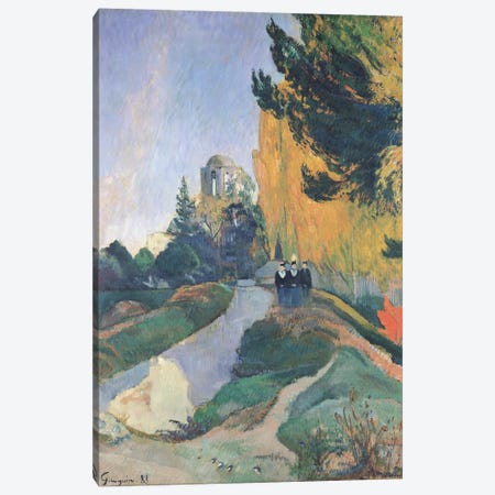 The Alyscamps, Arles, 1888  Canvas Print #BMN490} by Paul Gauguin Art Print
