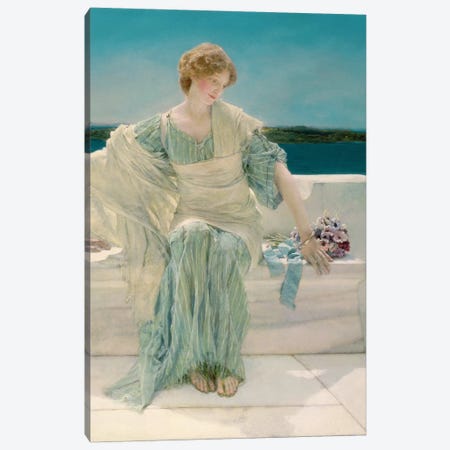 Ask me no more, 1906   Canvas Print #BMN4924} by Sir Lawrence Alma-Tadema Canvas Wall Art