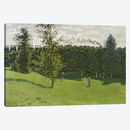 The Train in the Country, c.1870-71  Canvas Print #BMN493} by Claude Monet Canvas Print