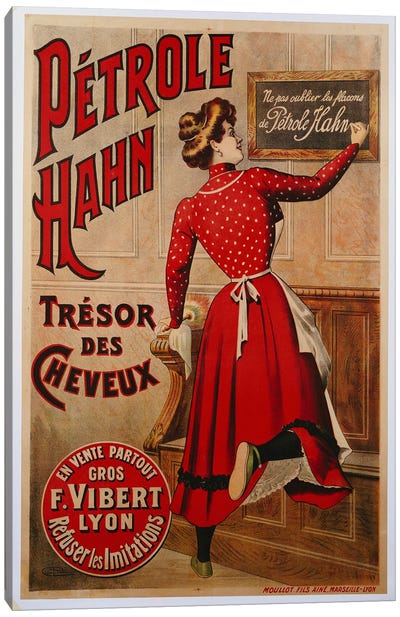 Petrole Hahn, 1910  Canvas Art Print