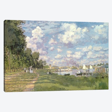The Marina at Argenteuil, 1872  Canvas Print #BMN494} by Claude Monet Canvas Art