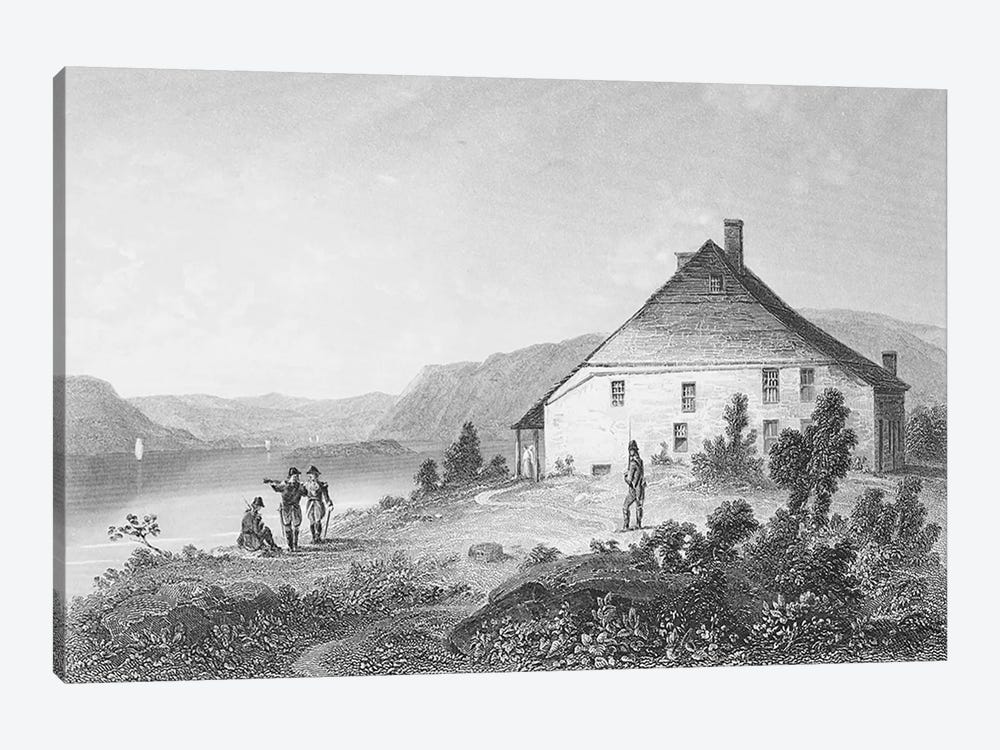 Washington's headquarters near Newburgh, from 'Gallery of Historical Portraits', published c.1880  1-piece Canvas Art