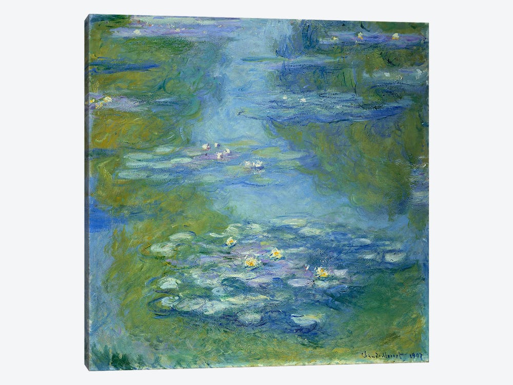 Waterlilies, 1907  by Claude Monet 1-piece Canvas Print