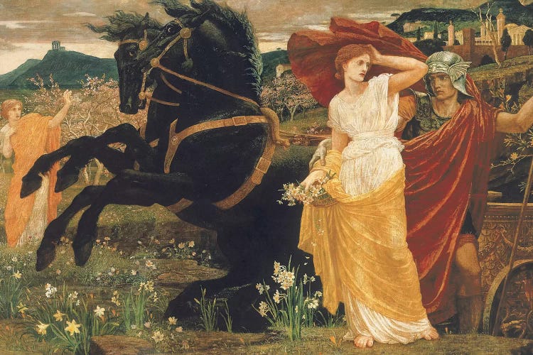 The Fate of Persephone, 1877  by Walter Crane wall art