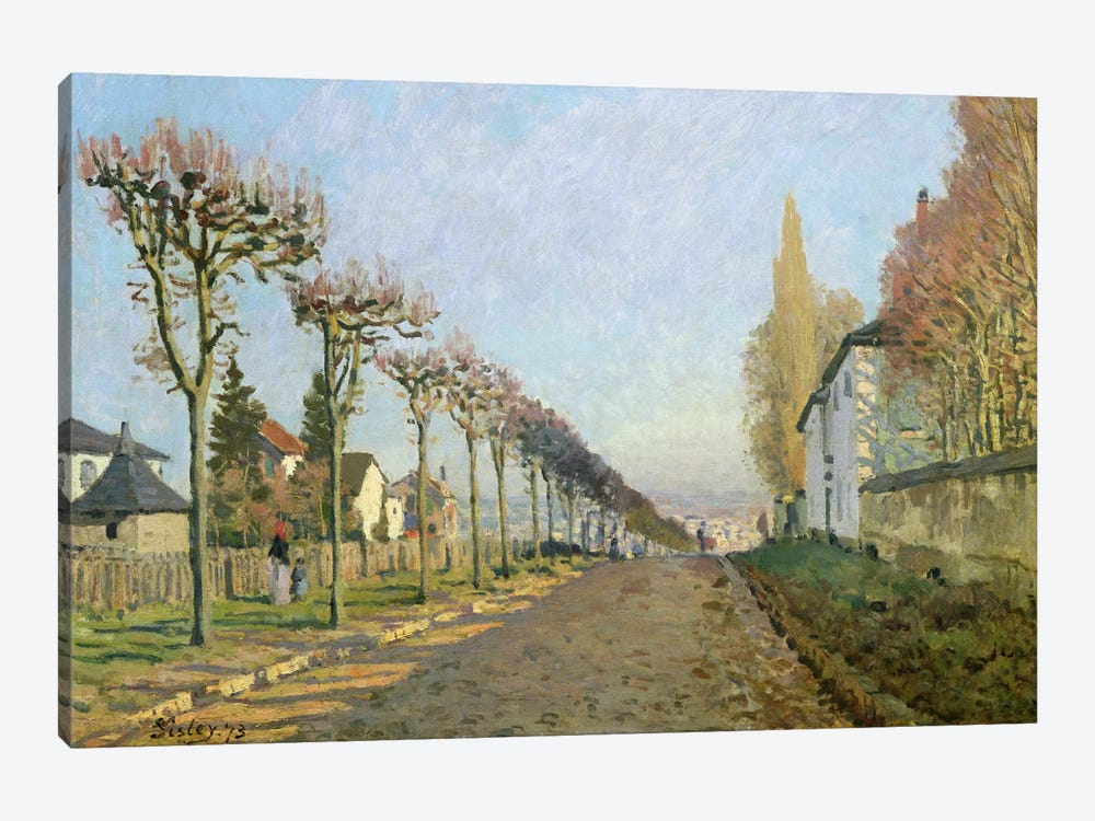 Rue de la Machine, Louveciennes, 1873  by Alfred Sisley 1-piece Art Print