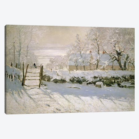 The Magpie, 1869  Canvas Print #BMN499} by Claude Monet Canvas Art Print