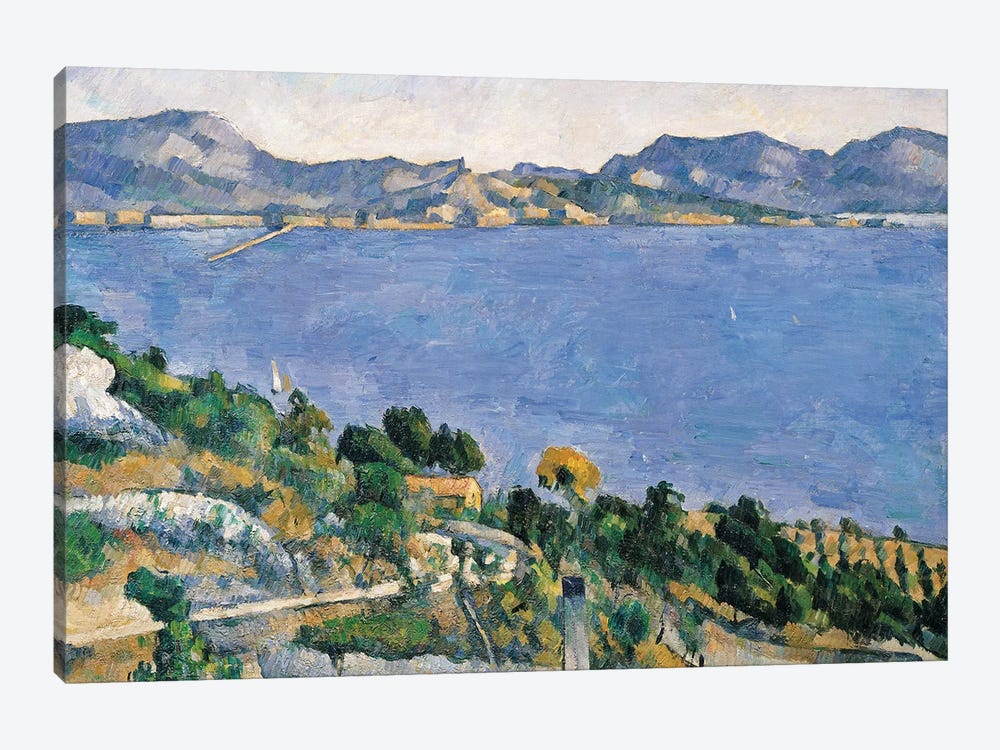 L'Estaque, View of the Bay of Marseilles, c.1878-79  by Paul Cezanne 1-piece Art Print