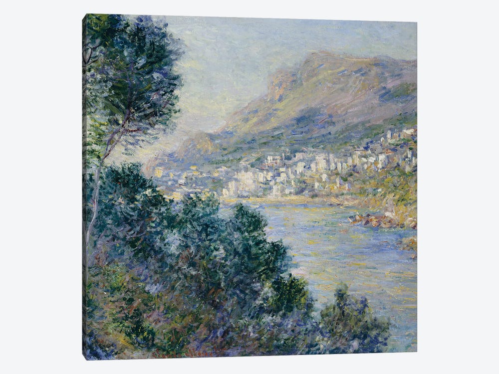 Monte Carlo, Vue de Cap Martin, 1884  by Claude Monet 1-piece Canvas Wall Art