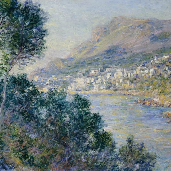 Claude Monet: Monte Carlo, Vue de Cap Martin, 1884  by Claude Monet