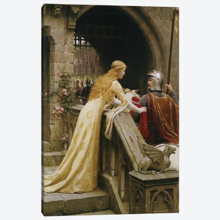 God Speed, 1900  Canvas Print #BMN5016} by Edmund Blair Leighton Canvas Art Print