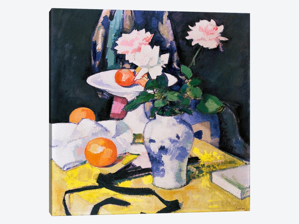 Roses and Oranges  by Samuel John Peploe 1-piece Canvas Art