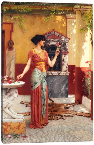 The Bouquet, 1899  Canvas Art Print - Neoclassicism Art