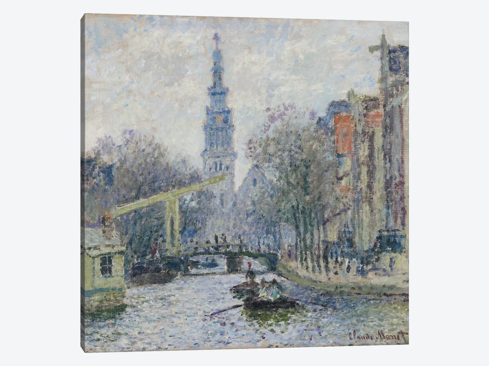 Canal a Amsterdam, 1874  1-piece Canvas Artwork
