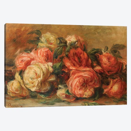 Discarded Roses  Canvas Print #BMN5031} by Pierre Auguste Renoir Canvas Wall Art