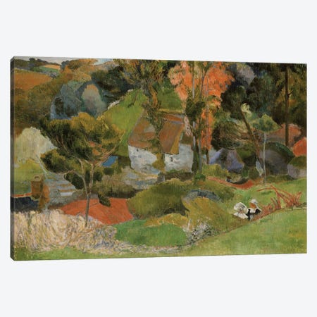 Landscape at Pont Aven, 1888  Canvas Print #BMN5035} by Paul Gauguin Canvas Print