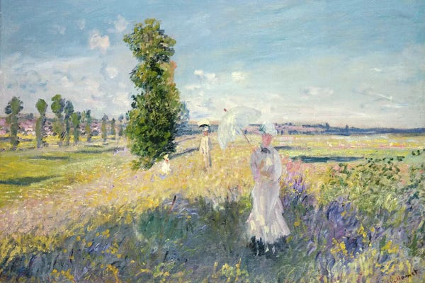 Claude Monet: The Walk  by Claude Monet