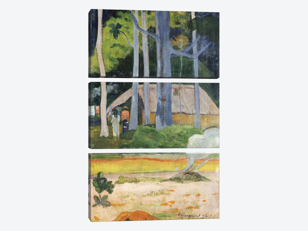 Hut in the Trees, 1892  3-piece Canvas Art