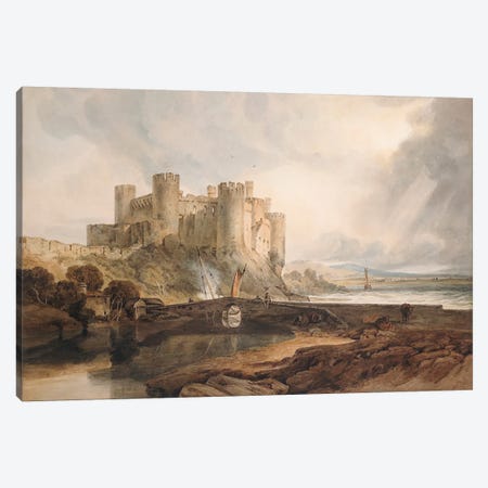 Conway Castle, c.1802  Canvas Print #BMN5046} by J.M.W. Turner Canvas Artwork