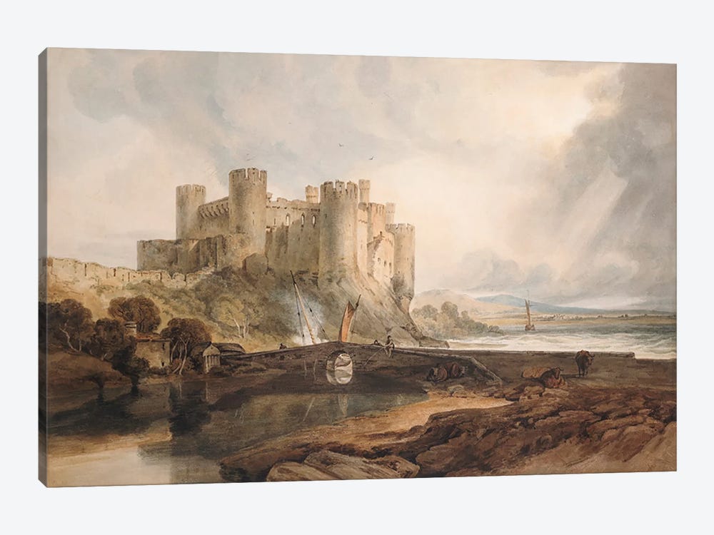 Conway Castle, c.1802  by J.M.W. Turner 1-piece Canvas Art Print