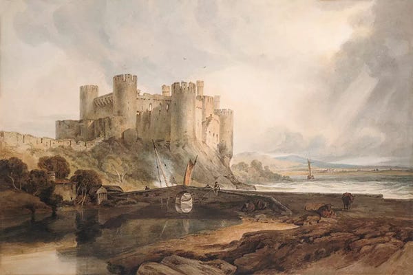 J.M.W. Turner: Conway Castle, c.1802  by J.M.W. Turner