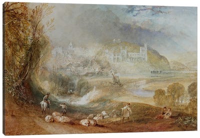 Arundel Castle and Town, c.1824  Canvas Art Print