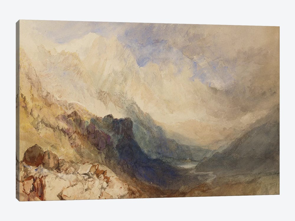 A Scene in the Val d'Aosta  by J.M.W. Turner 1-piece Art Print