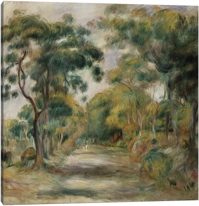 Landscape at Noon, 1900  Canvas Art Print - Pierre Auguste Renoir