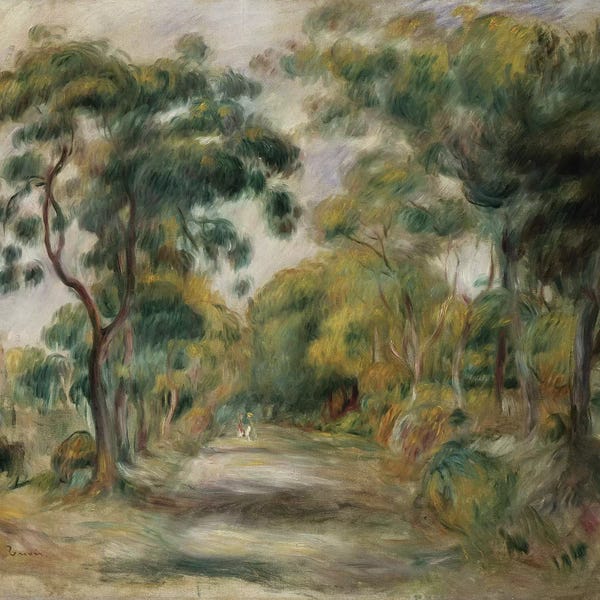 Pierre-Auguste Renoir: Landscape at Noon, 1900  by Pierre-Auguste Renoir