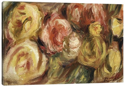 Roses, 1919  Canvas Art Print - Pierre Auguste Renoir