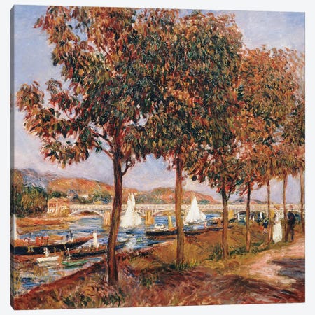 The Bridge at Argenteuil  Canvas Print #BMN5072} by Pierre Auguste Renoir Canvas Art