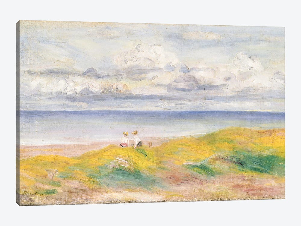 On the Cliffs, 1880  by Pierre-Auguste Renoir 1-piece Canvas Art