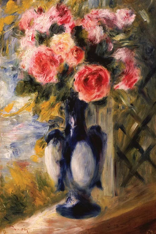 Roses in a Blue Vase, 1892 