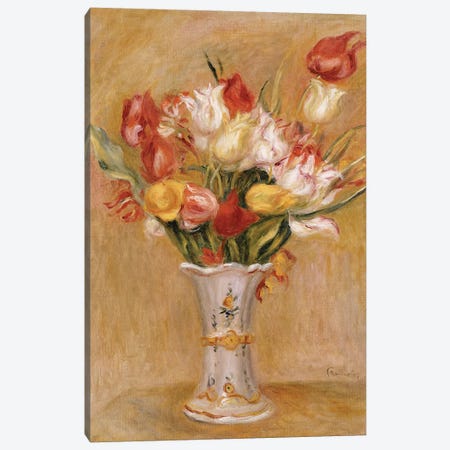 Tulips  Canvas Print #BMN5082} by Pierre-Auguste Renoir Canvas Art Print
