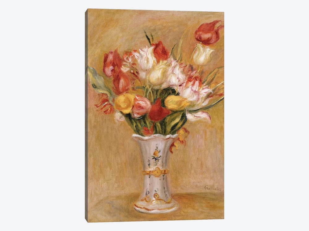 Tulips  by Pierre Auguste Renoir 1-piece Art Print