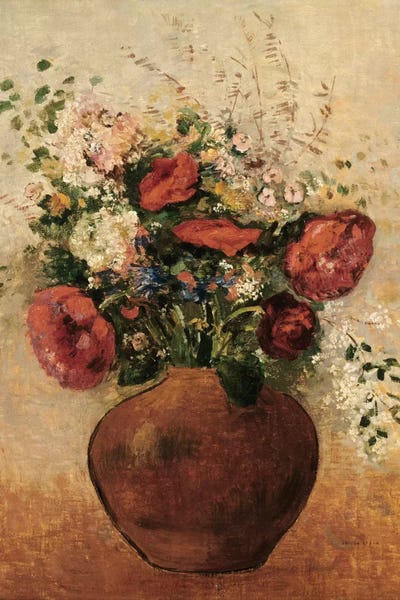 Odilon Redon: Vase of Flowers by Odilon Redon
