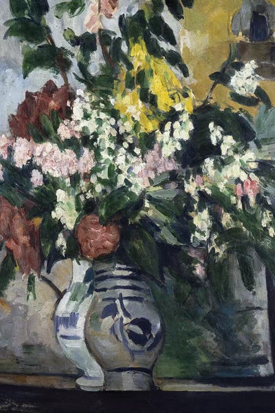 Post-Impressionism: Two Vases of Flowers, c.1877  by Paul Cezanne