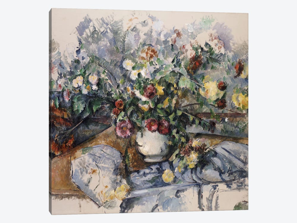 A Large Bouquet of Flowers, c.1892-95  by Paul Cezanne 1-piece Canvas Artwork
