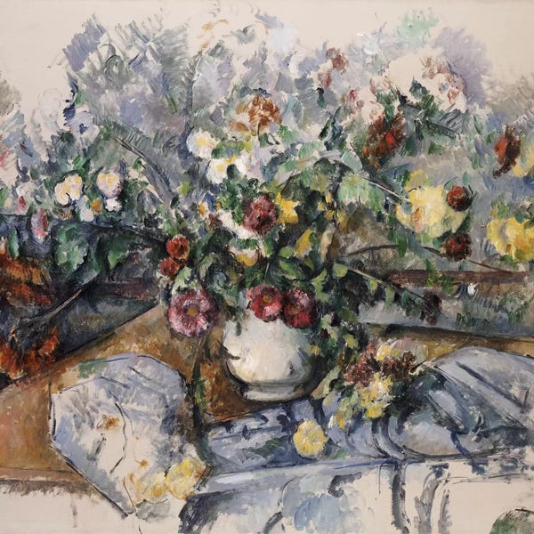 Post-Impressionism: A Large Bouquet of Flowers, c.1892-95  by Paul Cezanne