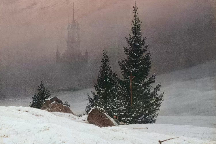 Winter Landscape with a Church, c.1811 